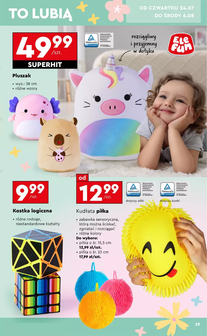 Gazetka promocyjna Biedronka - Okazje Tygodnia - ważna 21.07 do 02.08.2025 - strona 31 - produkty: LG, Pluszak, Zabawka