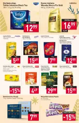 Gazetka promocyjna Stokrotka - Market - Gazetka - ważna od 23.11 do 23.11.2022 - strona 7 - produkty: BelVita, Earl Grey, Ciastka, Gin, Inka, Kawa zbożowa, Cukier, Kawa ziarnista, Kawa mielona, Kawa, Jacobs Krönung, Lack, Tetley, Lipton, Torba, Baton, Mocca Fix Gold, Cukierki, Jacobs, Woseba, Herbata, Likier, Baryłki, Fa