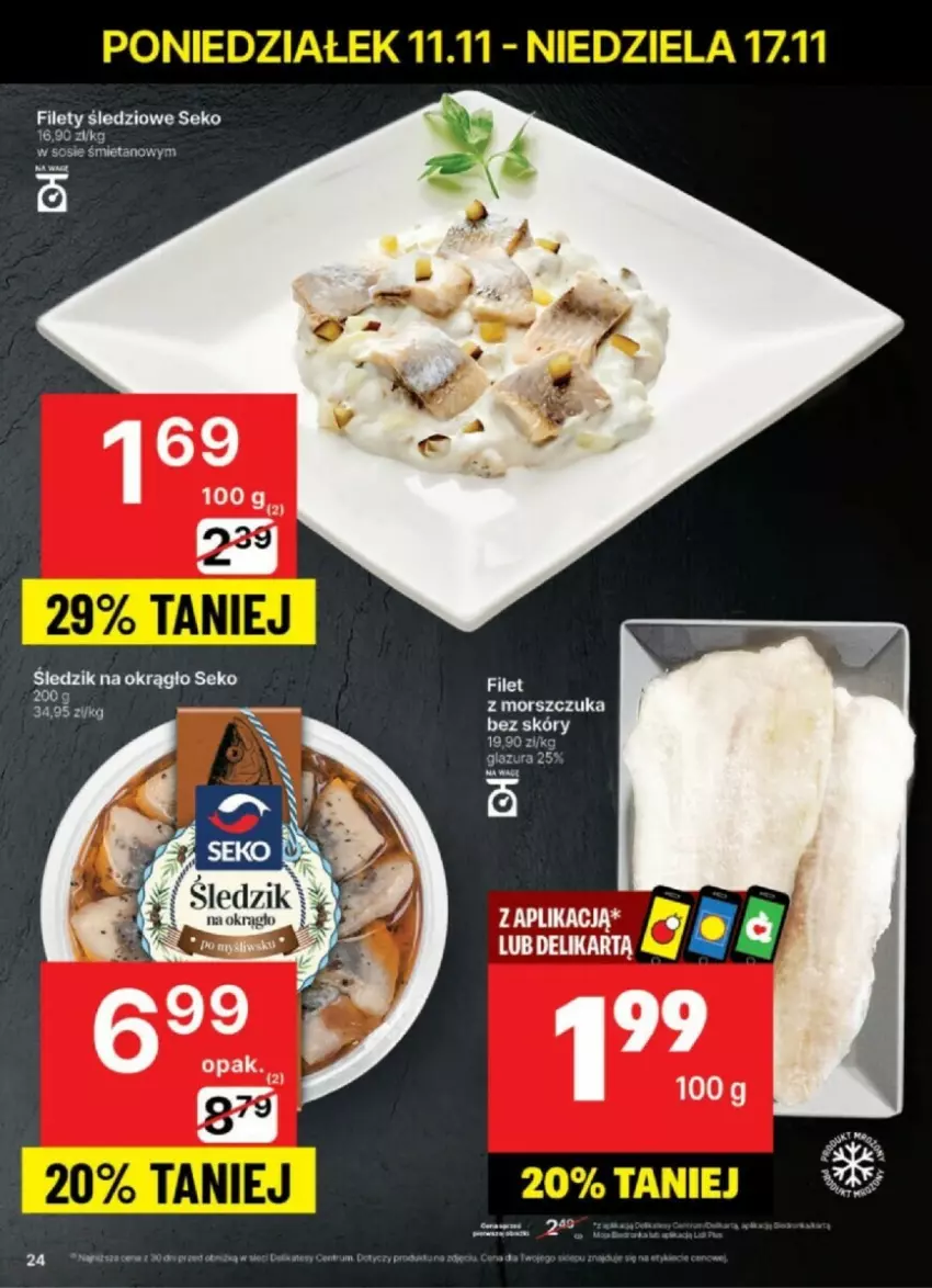 Gazetka promocyjna Delikatesy Centrum - ważna 12.11 do 17.11.2024 - strona 17 - produkty: Ocet, SEKO, Sos