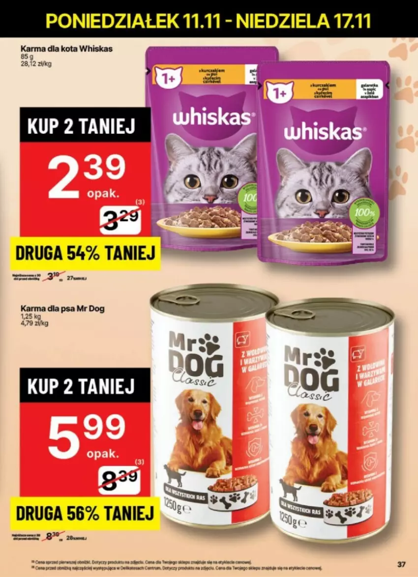 Gazetka promocyjna Delikatesy Centrum - ważna 12.11 do 17.11.2024 - strona 31 - produkty: Rum, Whiskas