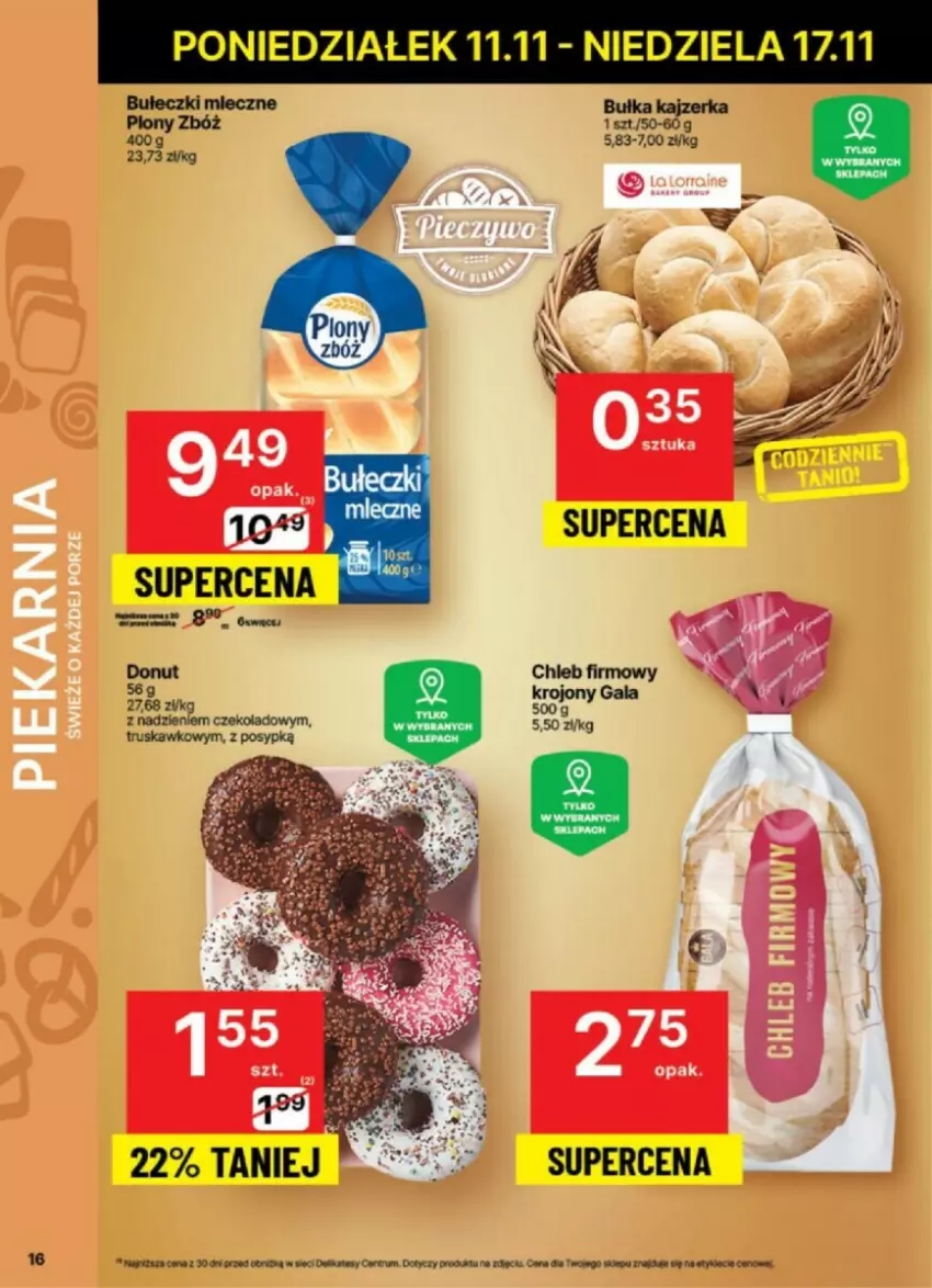 Gazetka promocyjna Delikatesy Centrum - ważna 12.11 do 17.11.2024 - strona 8 - produkty: Brit, Donut