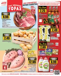 Gazetka promocyjna Topaz - Gazetka - Gazetka - ważna od 10.04 do 10.04.2024 - strona 1 - produkty: Kurczak, Top, Szynka wieprzowa, Chia, Szynka, Waga