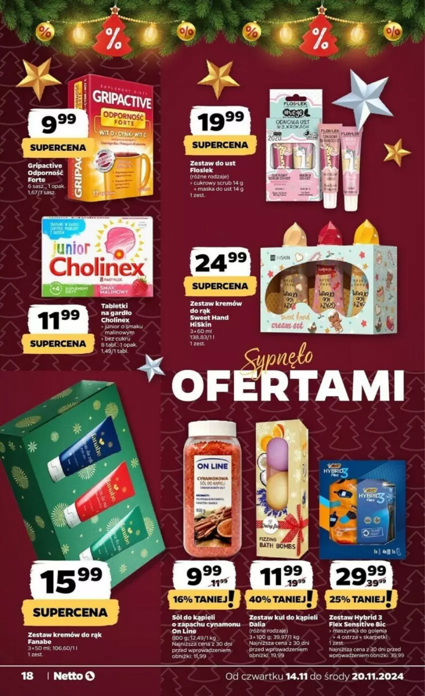 Gazetka promocyjna Netto - ważna 14.11 do 20.11.2024 - strona 10 - produkty: AEG, BIC, Fa, Maska, Maszynka, Maszynka do golenia, Sól, Sól do kąpieli, Szynka