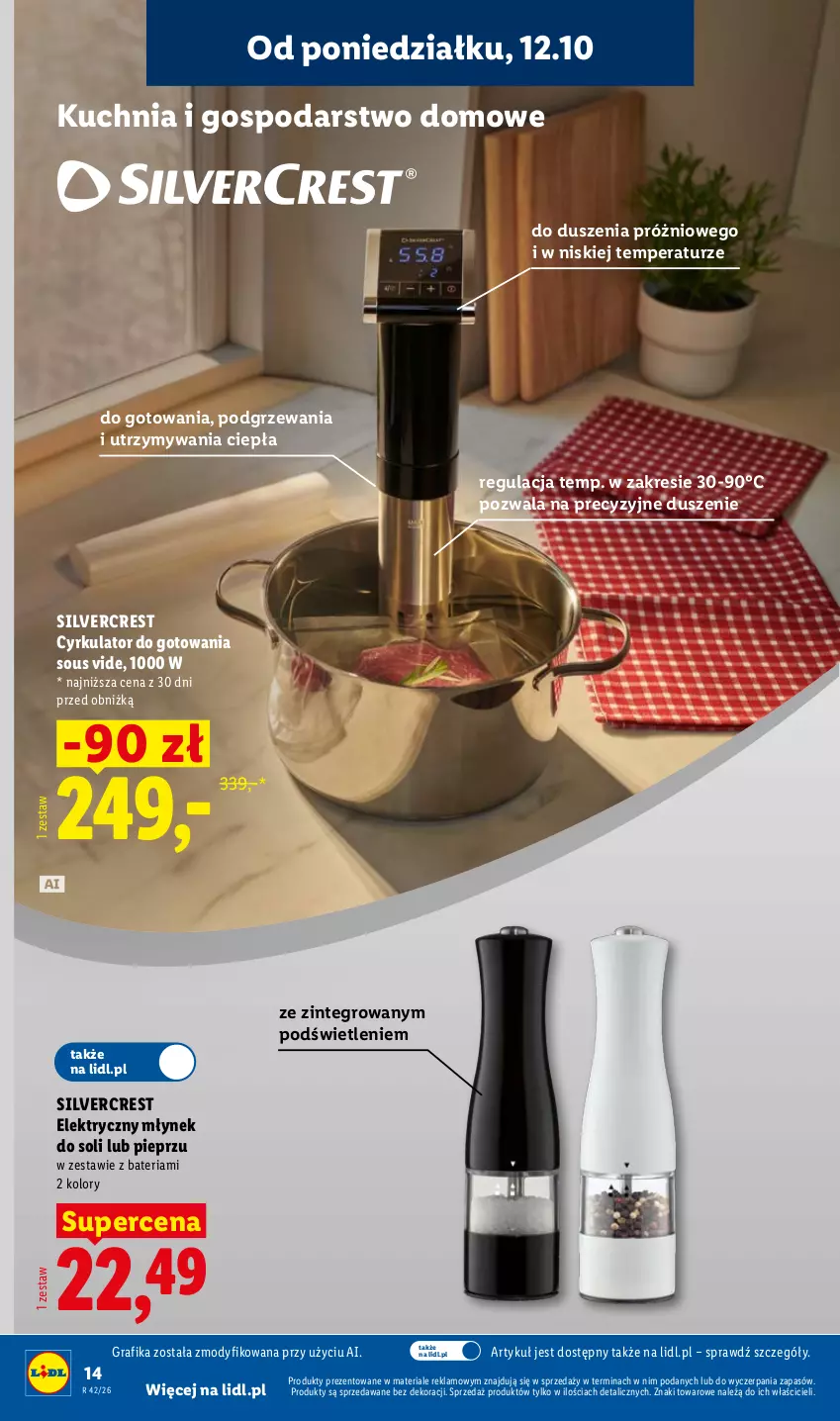 Gazetka promocyjna Lidl - Katalog - ważna 12.10 do 24.10.2026 - strona 16 - produkty: Bateria, Gra, Grafika, Kuchnia, Młynek, Pieprz, Silvercrest