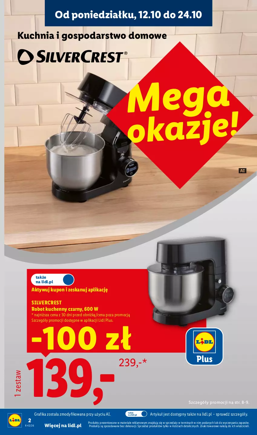 Gazetka promocyjna Lidl - Katalog - ważna 12.10 do 24.10.2026 - strona 2 - produkty: Gra, Grafika, Kuchnia, Robot, Silvercrest