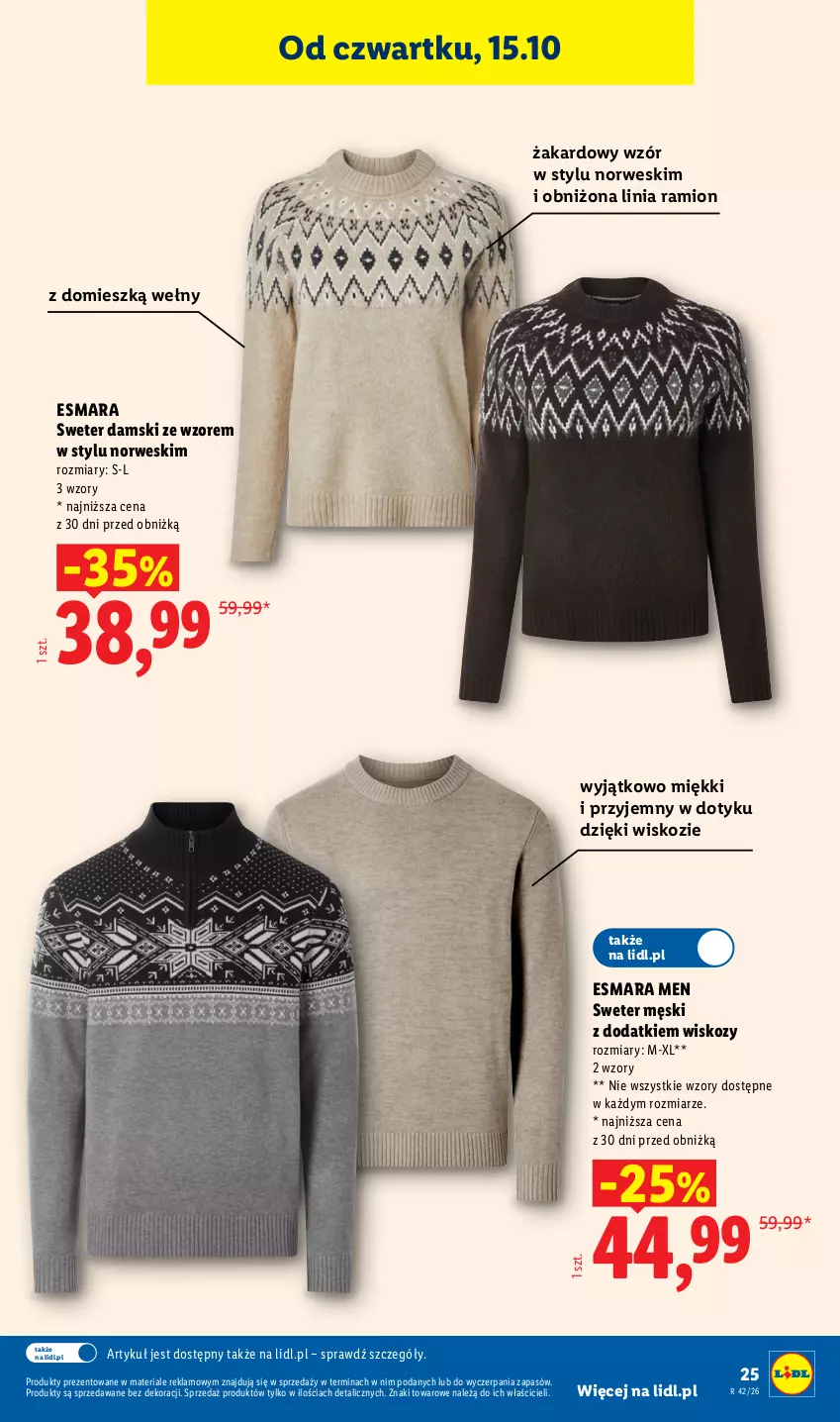 Gazetka promocyjna Lidl - Katalog - ważna 12.10 do 24.10.2026 - strona 27 - produkty: Sweter