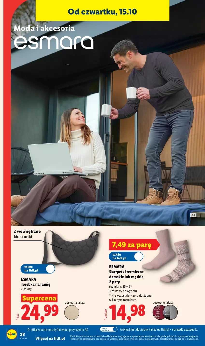 Gazetka promocyjna Lidl - Katalog - ważna 12.10 do 24.10.2026 - strona 30 - produkty: Gra, Grafika, Karp, Moda, Skarpetki, Torebka