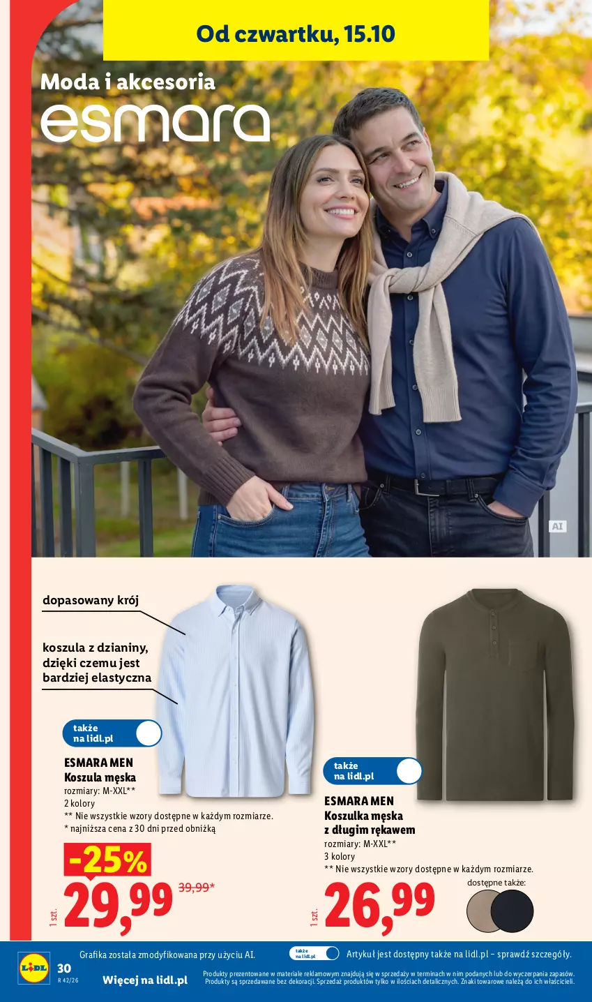 Gazetka promocyjna Lidl - Katalog - ważna 12.10 do 24.10.2026 - strona 32 - produkty: Gra, Grafika, Kosz, Koszula, Koszulka, Moda