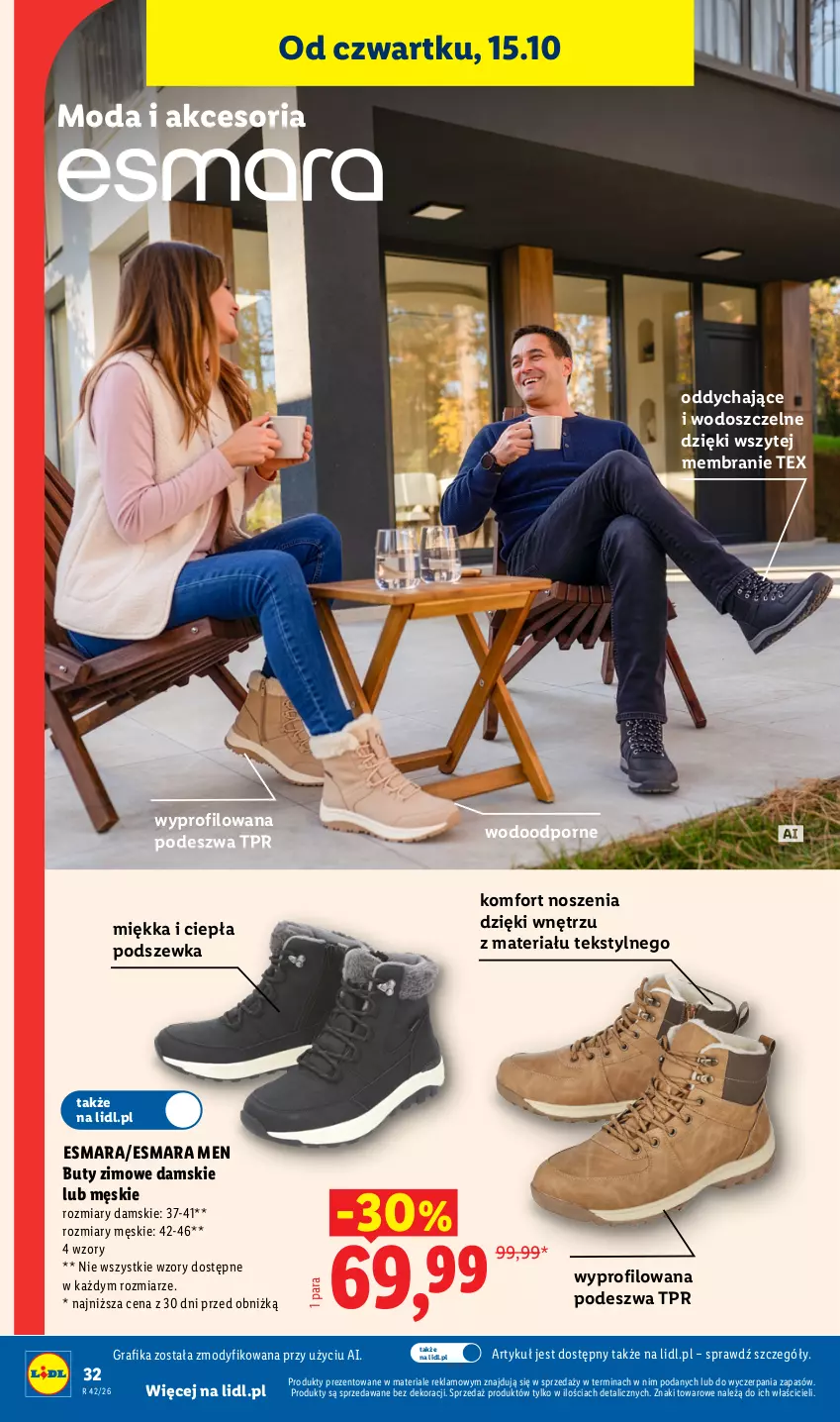 Gazetka promocyjna Lidl - Katalog - ważna 12.10 do 24.10.2026 - strona 34 - produkty: Buty, Buty zimowe, Gra, Grafika, Moda, Por