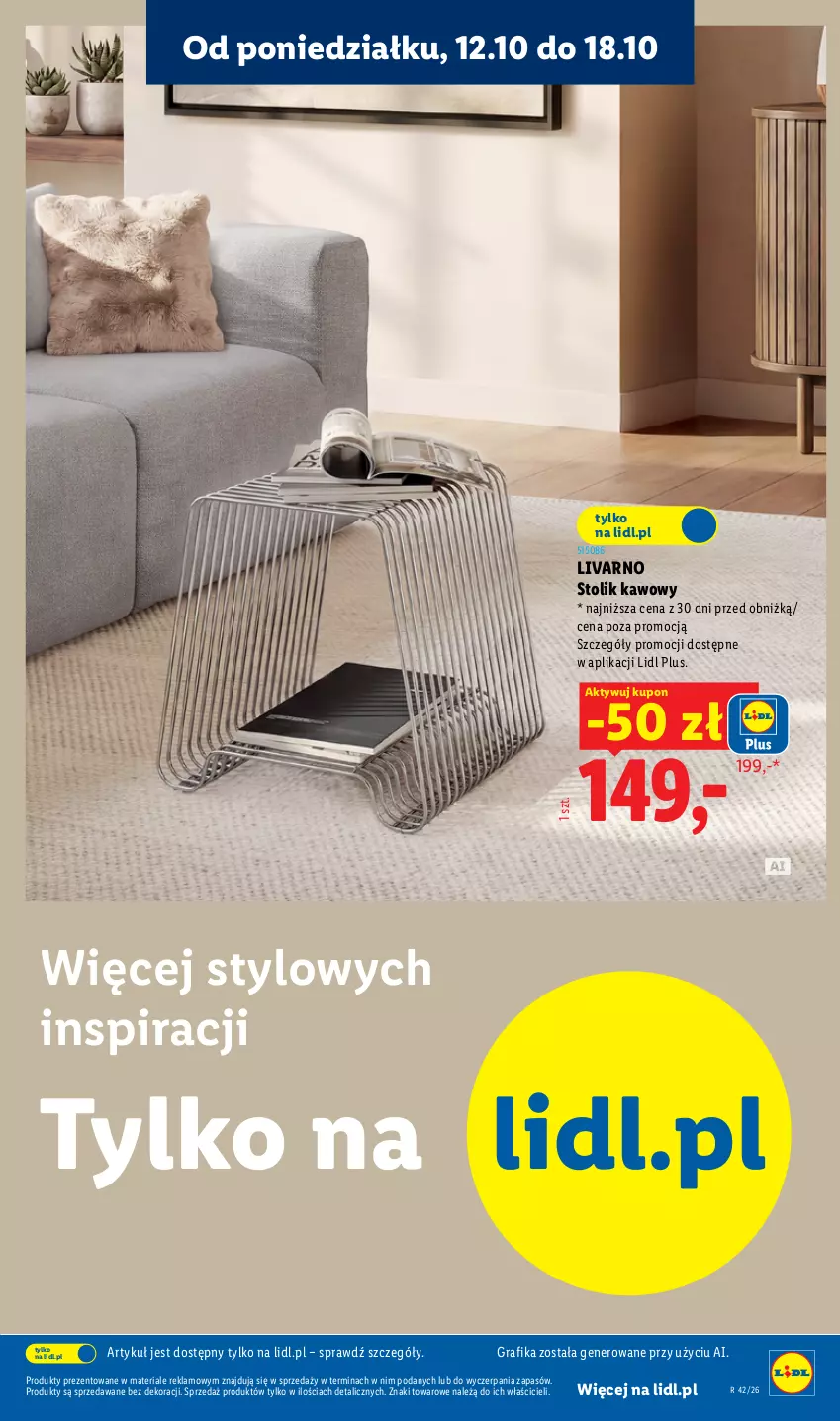 Gazetka promocyjna Lidl - Katalog - ważna 12.10 do 24.10.2026 - strona 37 - produkty: Gra, Grafika, Ivar, Stolik, Stolik kawowy