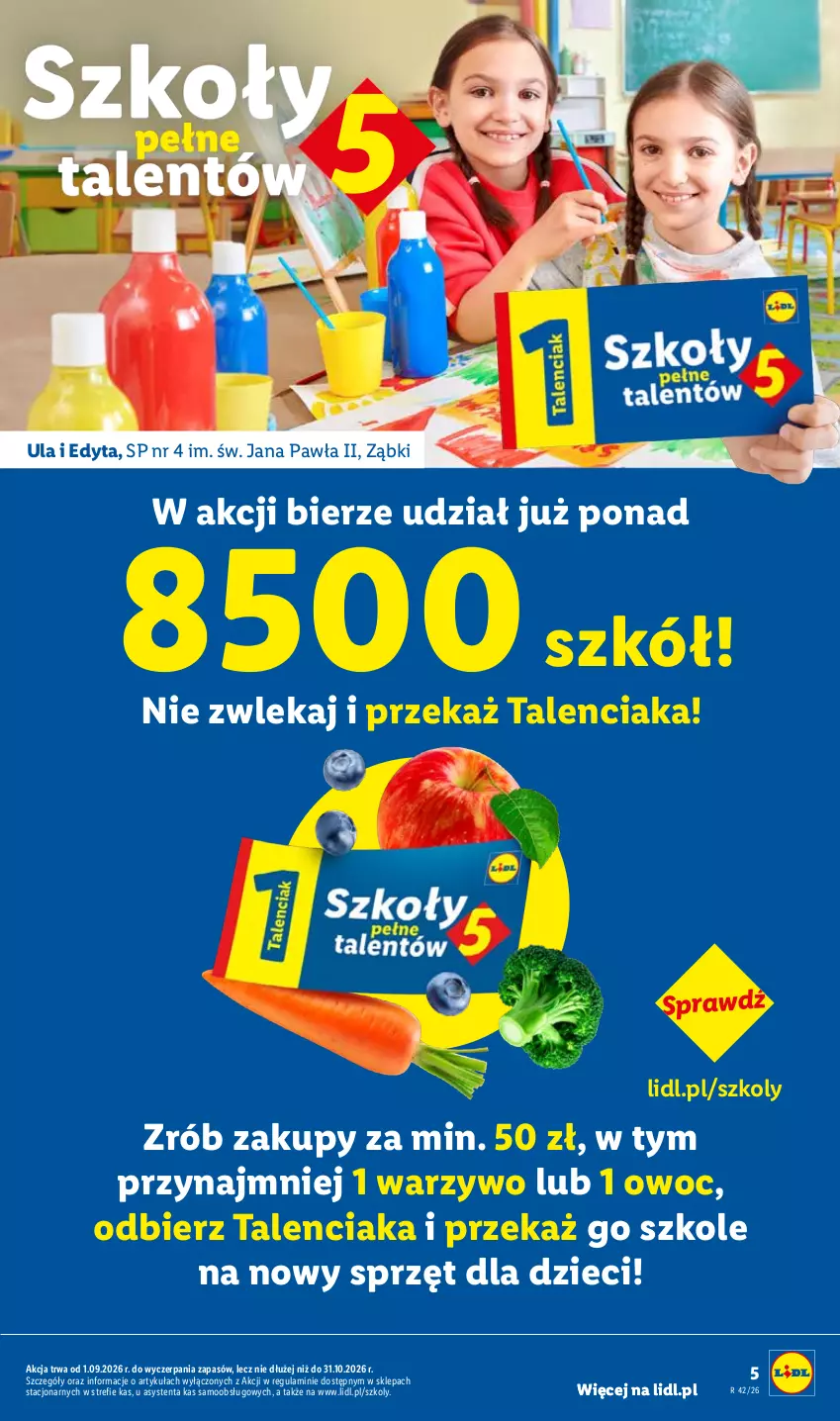 Gazetka promocyjna Lidl - Katalog - ważna 12.10 do 24.10.2026 - strona 5 - produkty: Dzieci