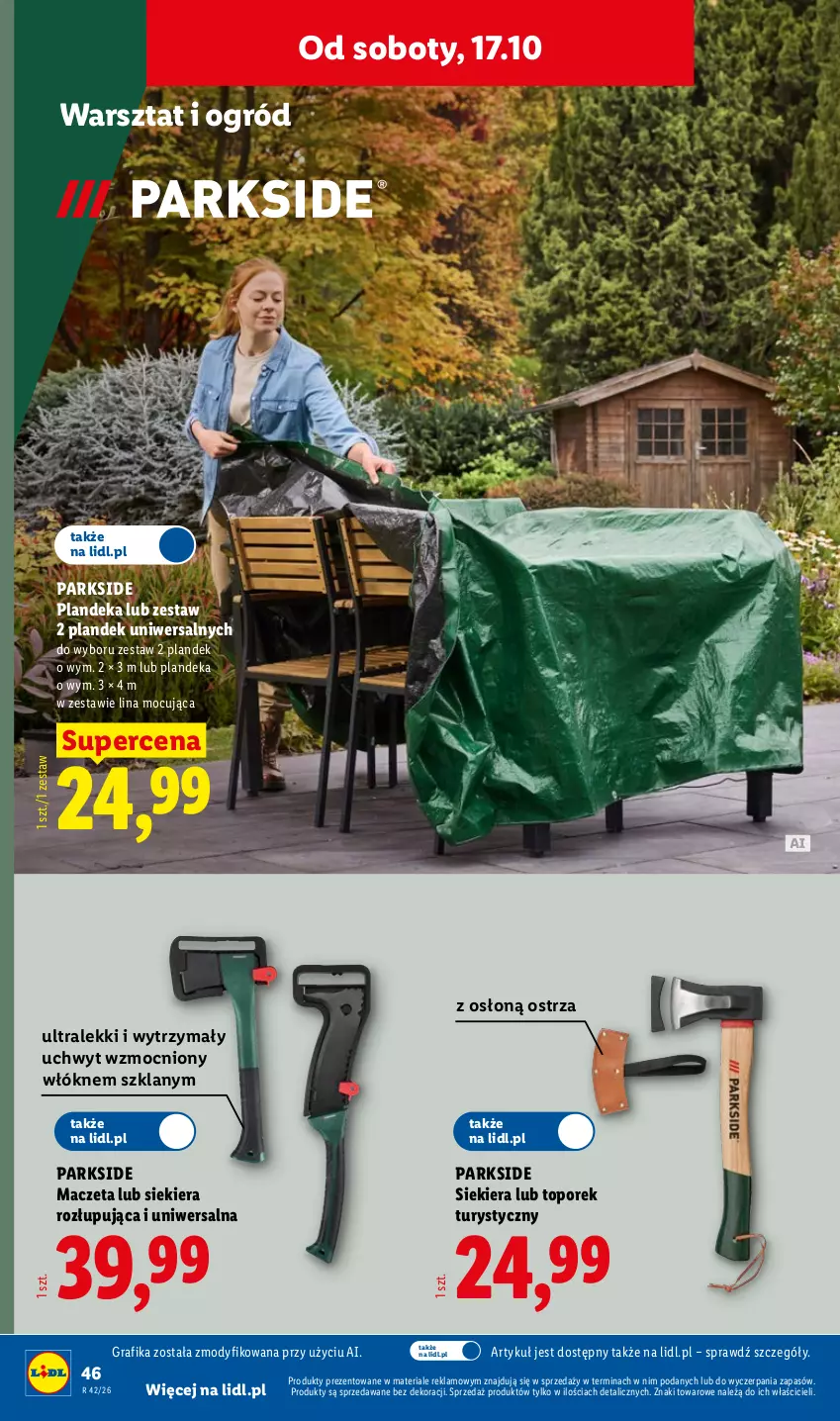 Gazetka promocyjna Lidl - Katalog - ważna 12.10 do 24.10.2026 - strona 50 - produkty: Gra, Grafika, Ogród, Parkside, Por, Top