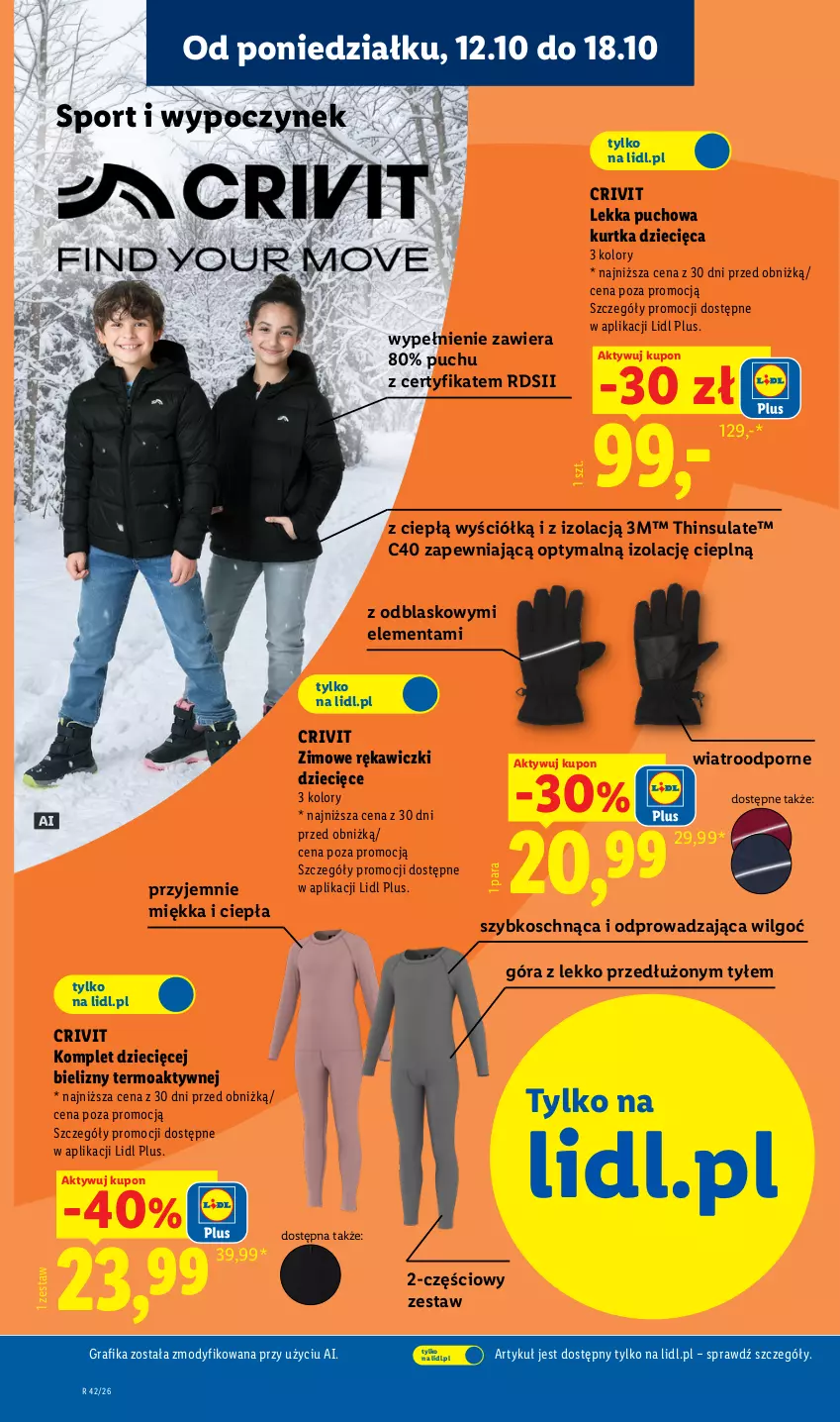 Gazetka promocyjna Lidl - Katalog - ważna 12.10 do 24.10.2026 - strona 8 - produkty: Dzieci, Gra, Grafika, Kurtka, Kurtka dziecięca, LG, Por, Sport