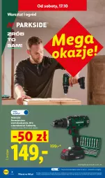 Gazetka promocyjna Lidl - Katalog - Gazetka - ważna od 24.10 do 24.10.2026 - strona 4 - produkty: Parkside, Akumulatorowa wiertarkowkrętark, Wiertarkowkrętarka, Tarka, Wkręt, Wkrętarka, Ogród, Akumulator