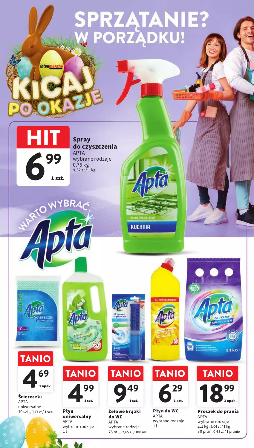 Gazetka promocyjna Intermarche - ważna 07.03 do 13.03.2024 - strona 40 - produkty: Płyn do wc, Proszek do prania, Spray do czyszczenia