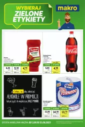 Gazetka promocyjna Makro - Kupujesz więcej płacisz mniej - Gazetka - ważna od 31.08 do 31.08.2023 - strona 1 - produkty: Ketchup, Papier, Coca-Cola, Ręcznik, Napój gazowany, Foxy, Napój