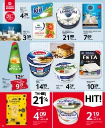 Gazetka promocyjna Selgros - Oferta spożywcza - Gazetka - ważna od 19.10 do 19.10.2022 - strona 14 - produkty: Serek wiejski, Ser, Gra, Ricotta, Mascarpone, Serek, Ser kozi, Feta, Almette