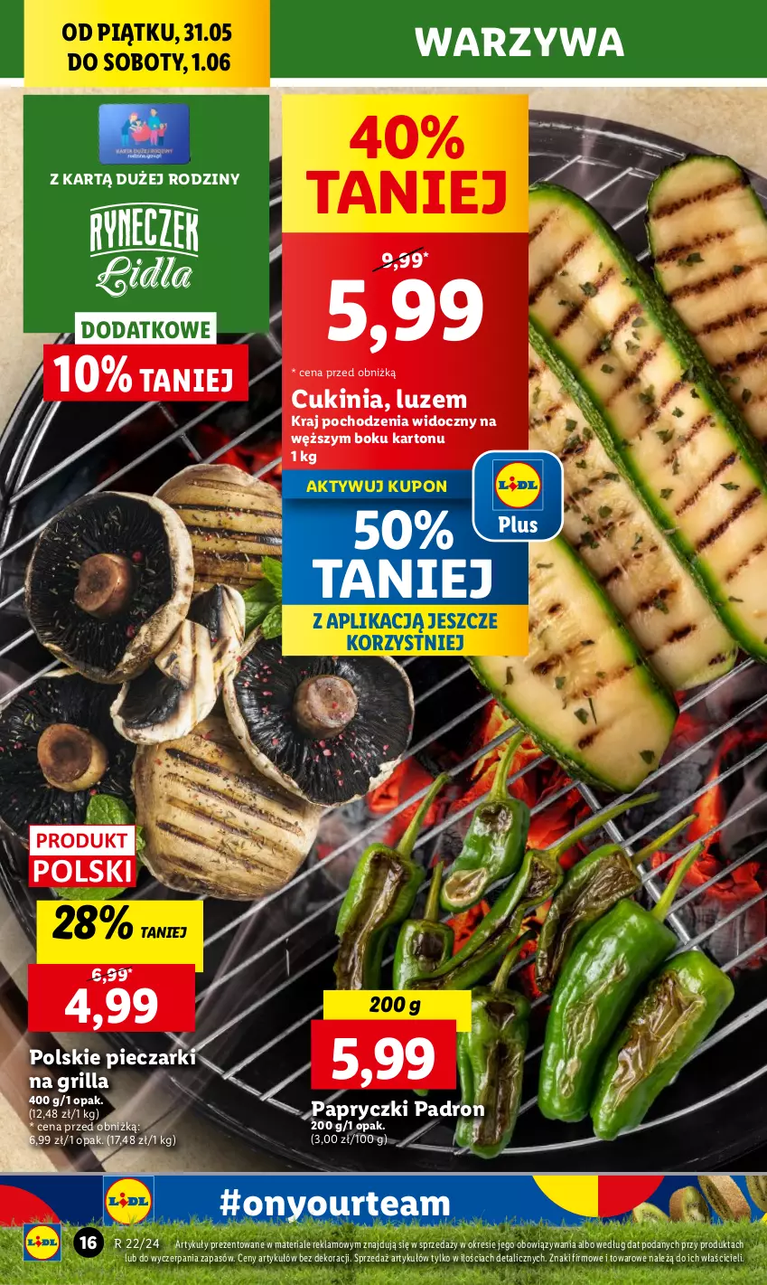 Gazetka promocyjna Lidl - GAZETKA - ważna 31.05 do 01.06.2024 - strona 18 - produkty: Chleb, Grill, Piec, Ser, Warzywa