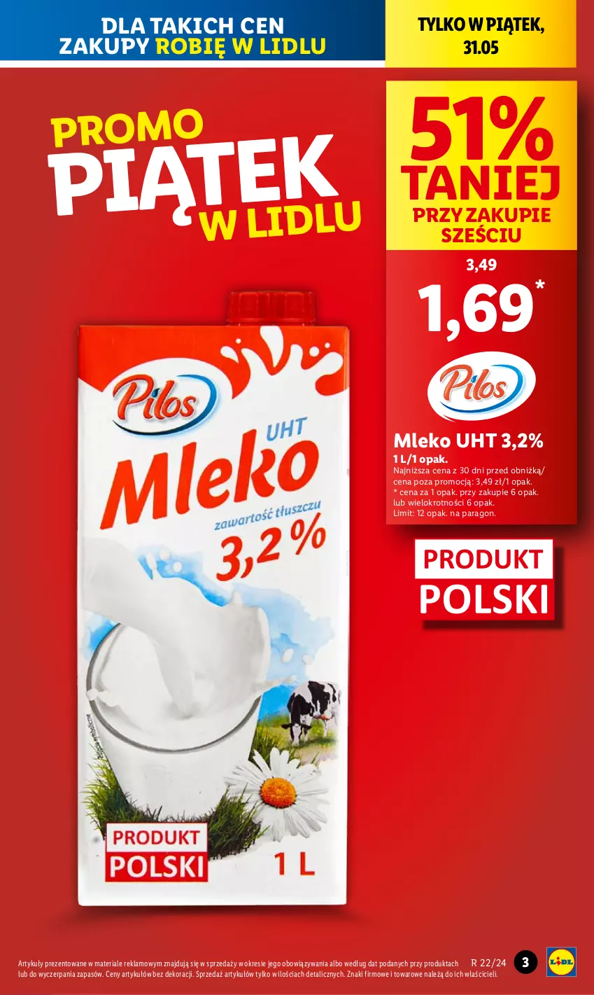 Gazetka promocyjna Lidl - GAZETKA - ważna 31.05 do 01.06.2024 - strona 5 - produkty: Mleko