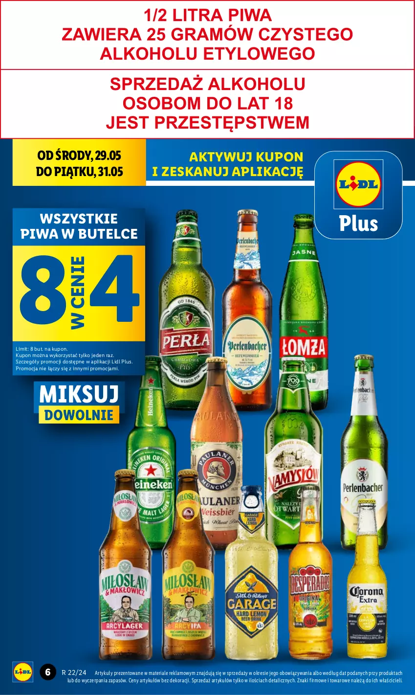 Gazetka promocyjna Lidl - GAZETKA - ważna 31.05 do 01.06.2024 - strona 8 - produkty: Piwa
