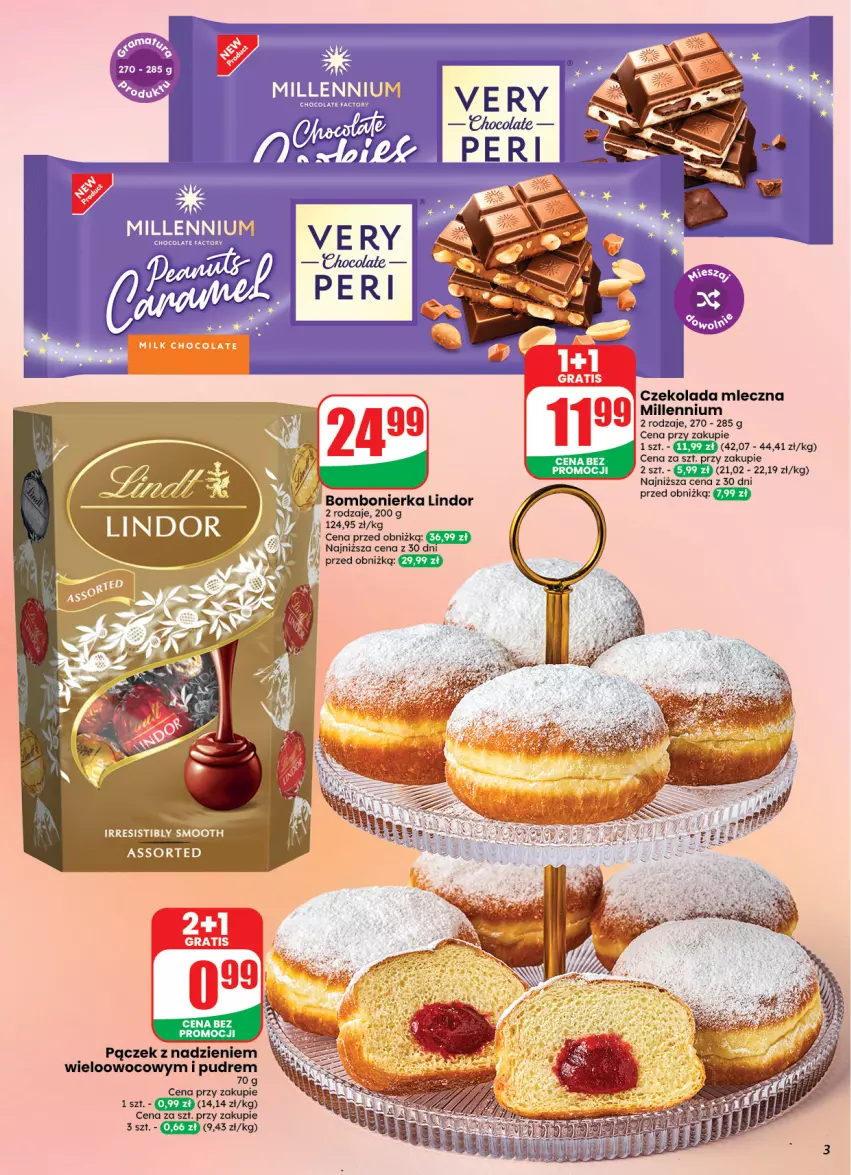 Gazetka promocyjna Dino - Weekendowe okazje - ważna 25.09 do 26.09.2026 - strona 3 - produkty: Czekolada, Czekolada mleczna, Lindor