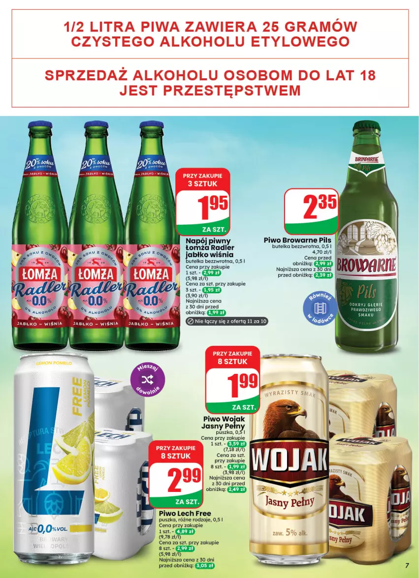 Gazetka promocyjna Dino - Weekendowe okazje - ważna 25.09 do 26.09.2026 - strona 7 - produkty: Napój, Piwo, Radler