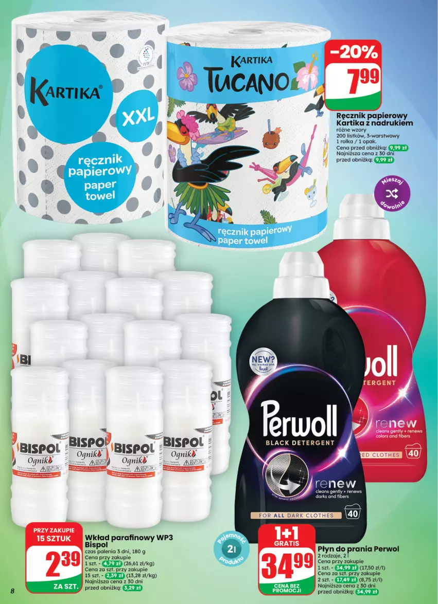 Gazetka promocyjna Dino - Weekendowe okazje - ważna 25.09 do 26.09.2026 - strona 8 - produkty: Papier, Ręcznik