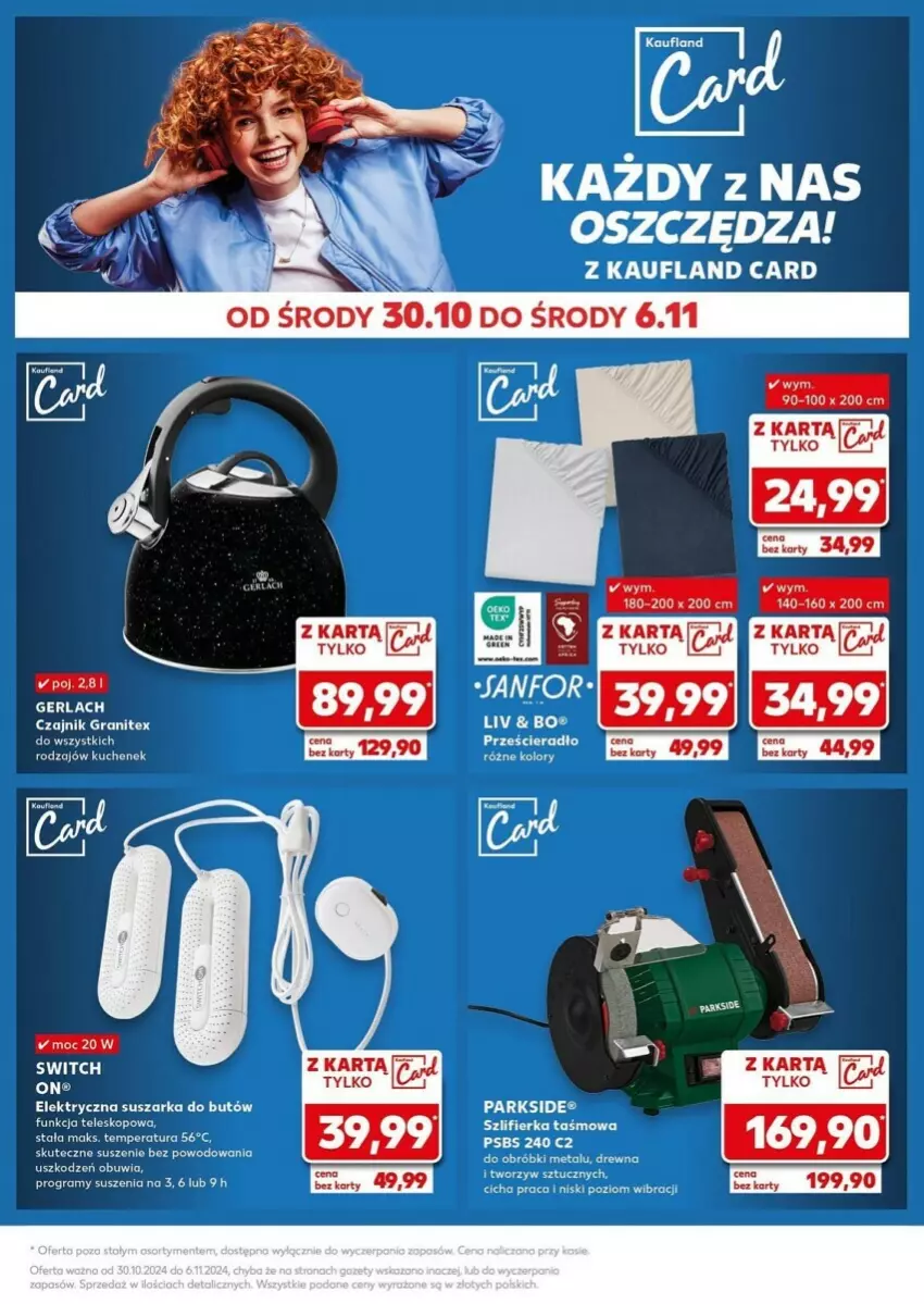 Gazetka promocyjna Kaufland - ważna 04.11 do 06.11.2024 - strona 26 - produkty: Czajnik, Gra, Parkside, Prześcieradło, PSB, Suszarka, Teleskop