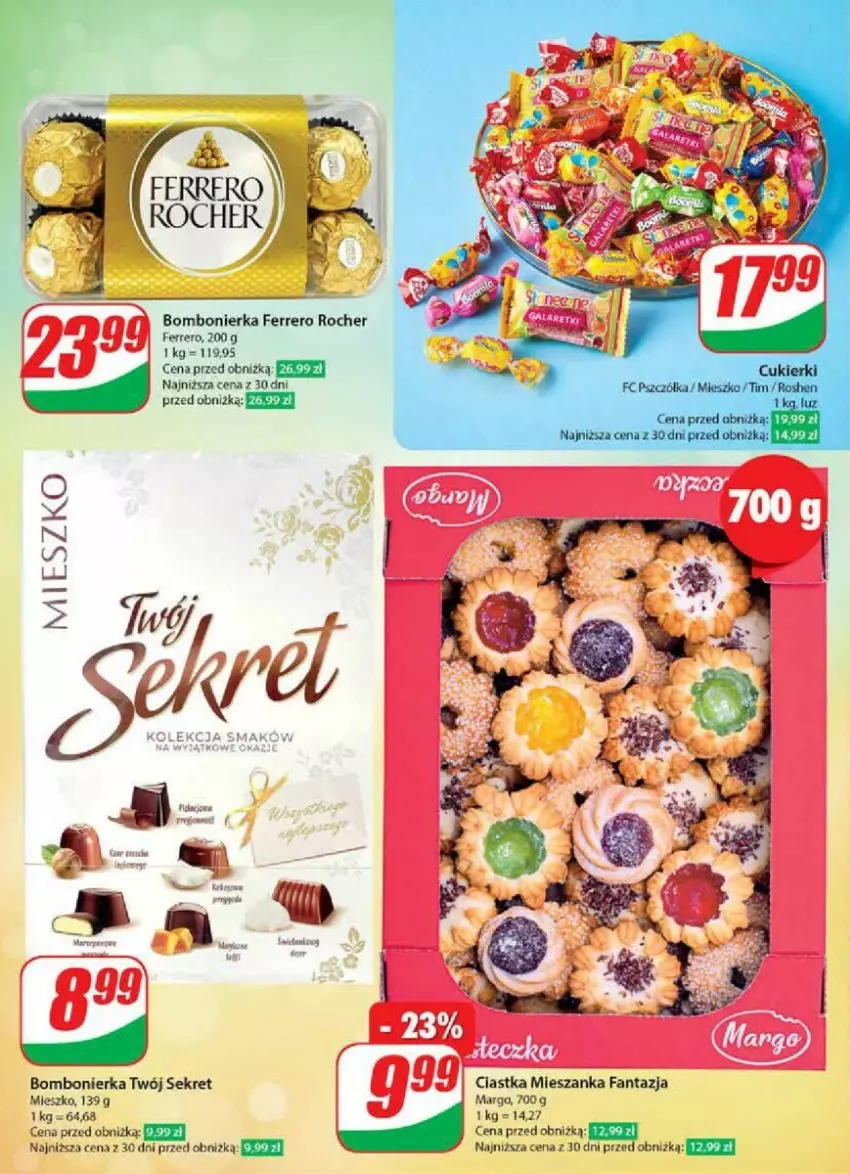 Gazetka promocyjna Dino - ważna 10.04 do 16.04.2024 - strona 56 - produkty: Ciastka, Fa, Fanta, Ferrero, Ferrero Rocher, Kret, Ser