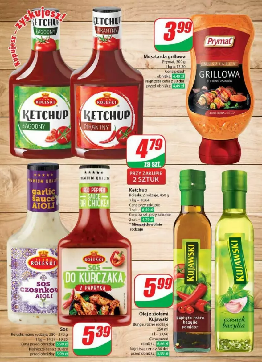 Gazetka promocyjna Dino - ważna 10.04 do 16.04.2024 - strona 9 - produkty: Grill, Ketchup, Kujawski, Mus, Musztarda, Olej, Prymat