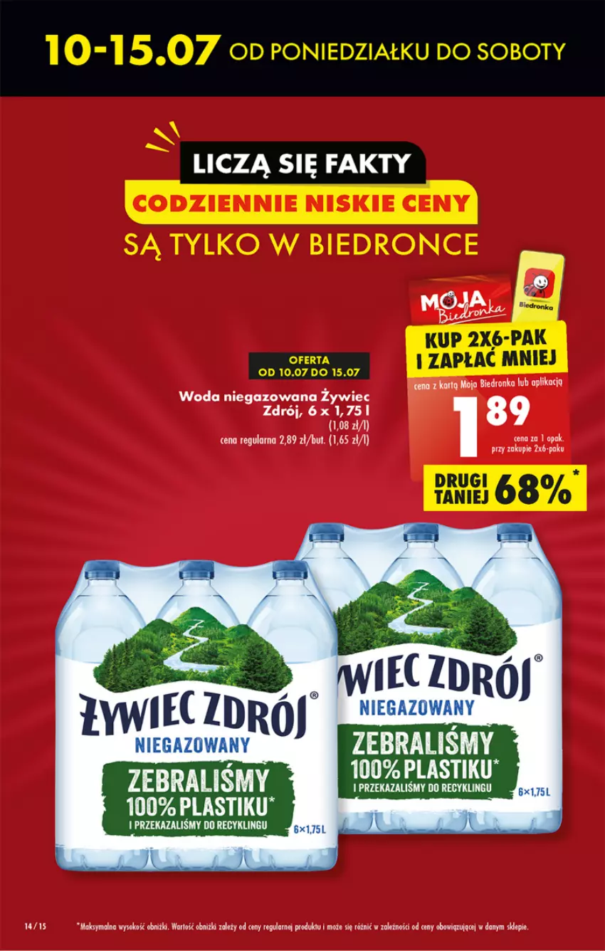 Gazetka promocyjna Biedronka - Od poniedzialku - ważna 10.07 do 15.07.2023 - strona 14 - produkty: Noż, Woda, Woda niegazowana