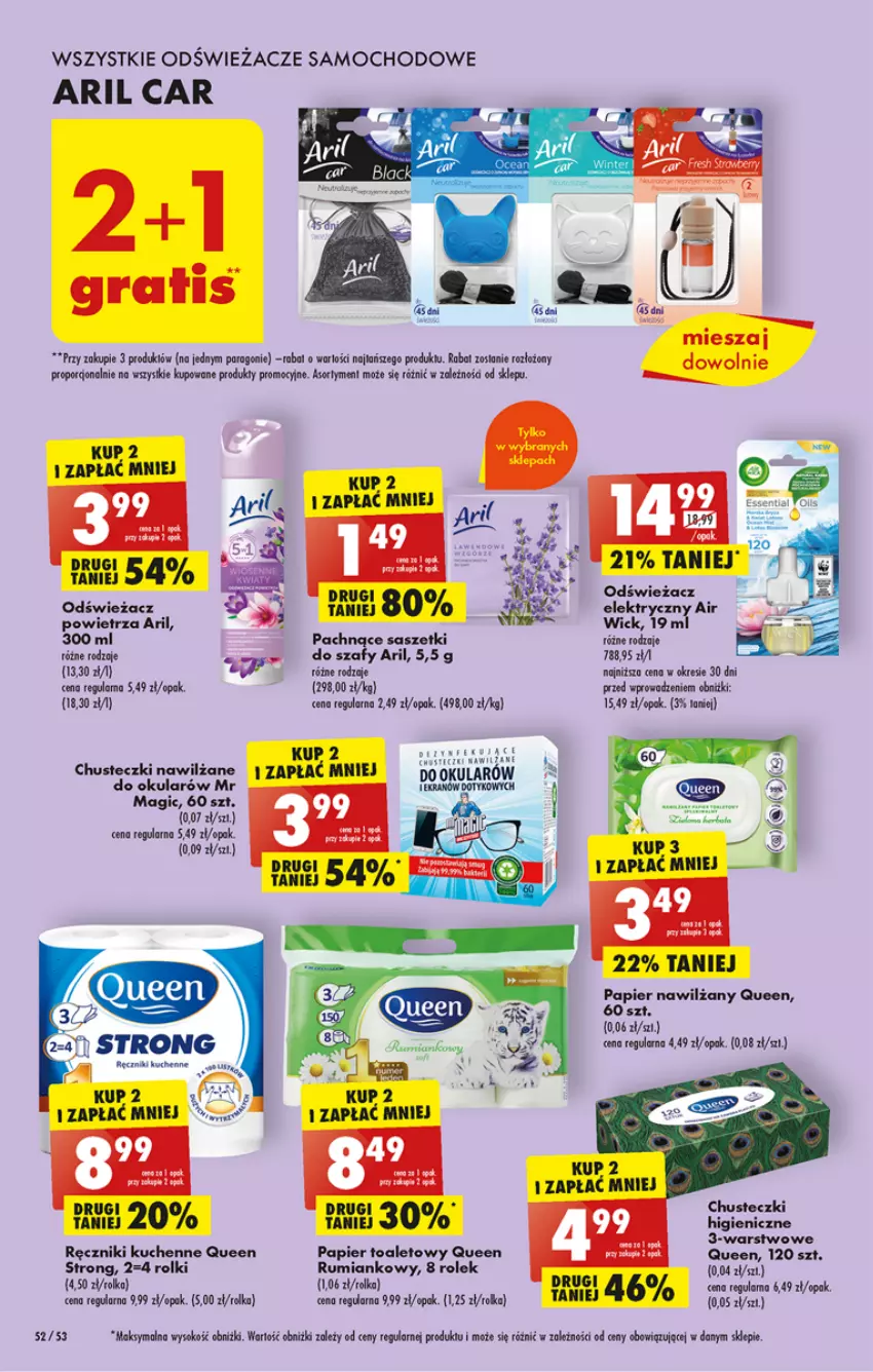 Gazetka promocyjna Biedronka - Od poniedzialku - ważna 10.07 do 15.07.2023 - strona 52 - produkty: Air Wick, Chia, Chusteczki, Herbata, Papier, Papier toaletowy, Por, Ręcznik, Robot, Rolki, Rum, Rura, Sok