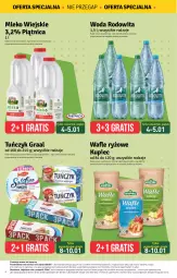 Gazetka promocyjna Stokrotka - Supermarket - Gazetka - ważna od 10.01 do 10.01.2024 - strona 4 - produkty: Piec, Warzywa, Ryż, Por, Gra, Kupiec, Piątnica, Wafle, Tuńczyk, Owoce, Woda, Graal, Mięso, Mleko