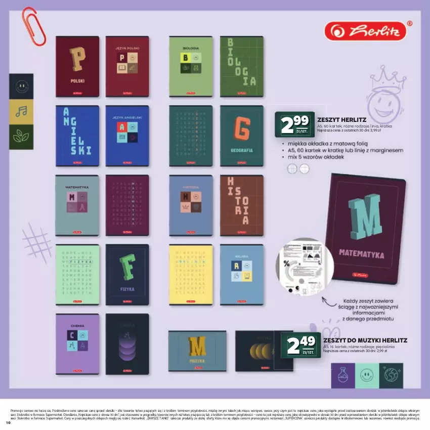 Gazetka promocyjna Stokrotka - Katalog Witaj Szkoło! - ważna 23.07 do 12.08.2026 - strona 10 - produkty: Mięso, Owoce, Warzywa