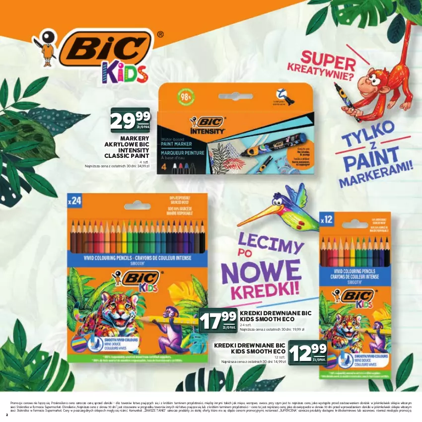 Gazetka promocyjna Stokrotka - Katalog Witaj Szkoło! - ważna 23.07 do 12.08.2026 - strona 2 - produkty: BIC, Marker, Mięso, Owoce, Warzywa