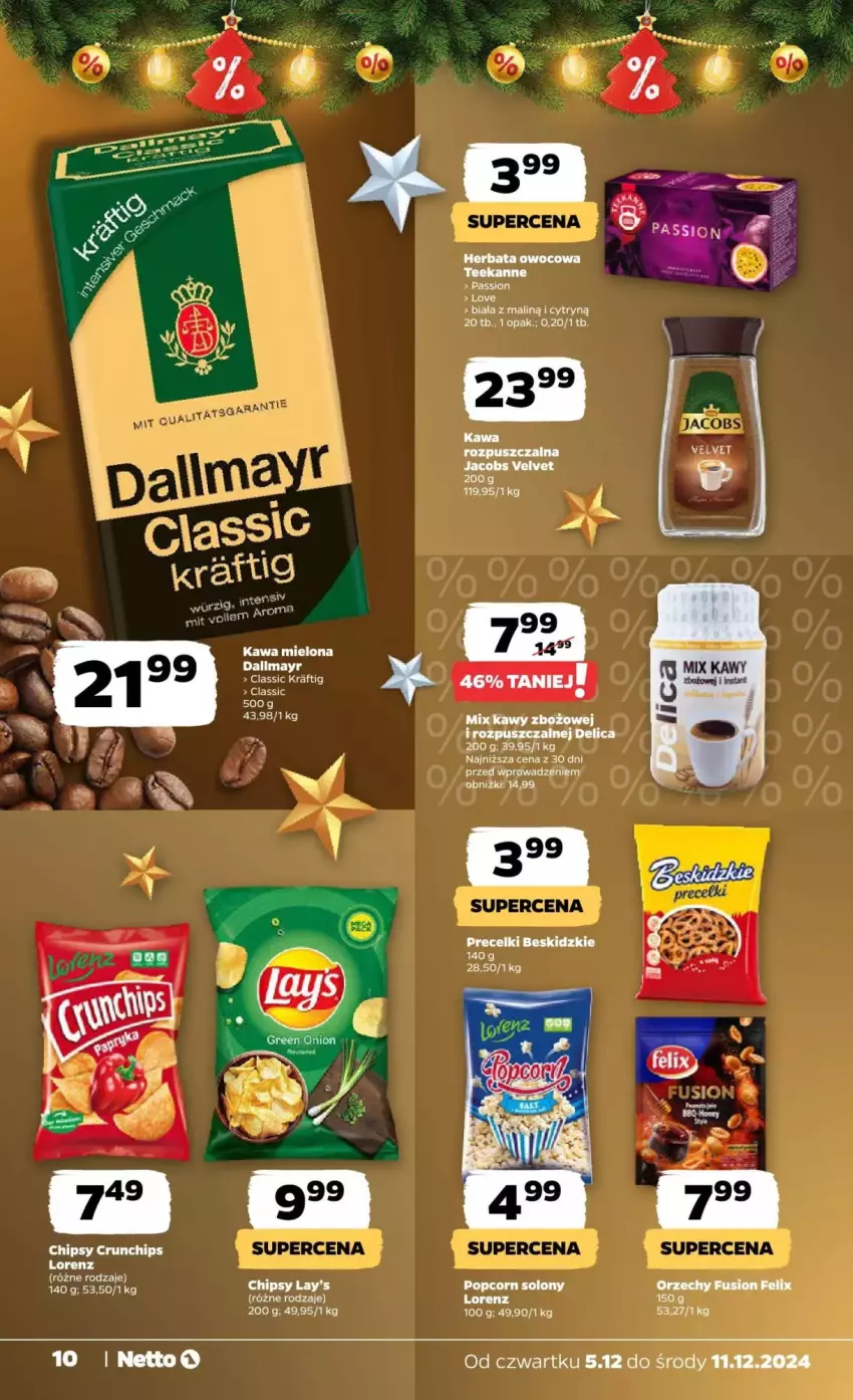 Gazetka promocyjna Netto - ważna 05.12 do 11.12.2024 - strona 2 - produkty: Chipsy, Crunchips, Dallmayr, Kawa, Kawa mielona