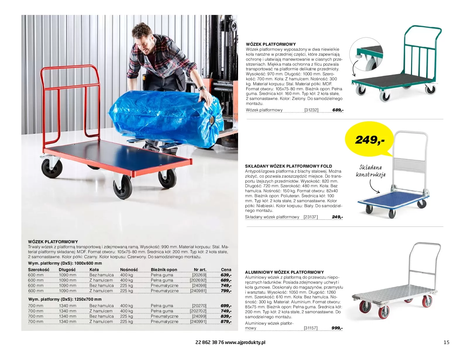 Gazetka promocyjna AJ Produkty - Warsztat, Przemysł, Magazyna - ważna 01.01 do 31.12.2020 - strona 15