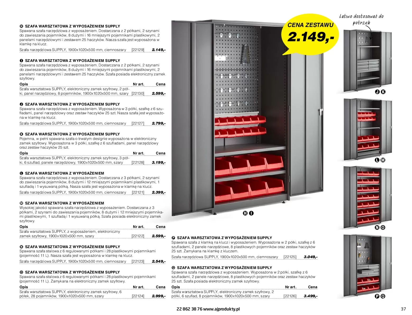 Gazetka promocyjna AJ Produkty - Warsztat, Przemysł, Magazyna - ważna 01.01 do 31.12.2020 - strona 37