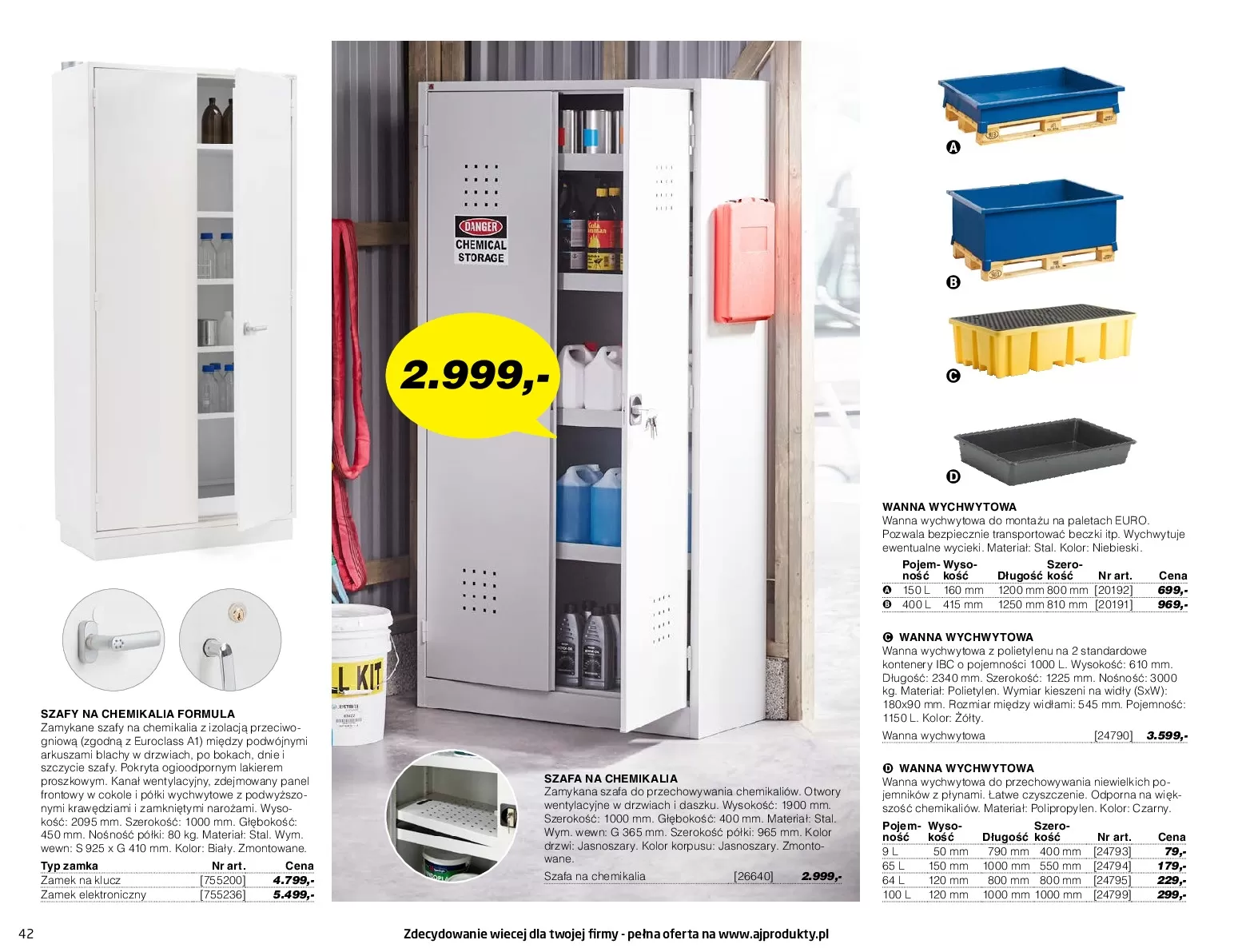 Gazetka promocyjna AJ Produkty - Warsztat, Przemysł, Magazyna - ważna 01.01 do 31.12.2020 - strona 42