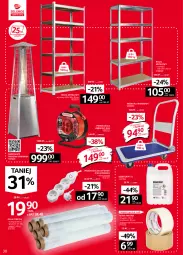 Gazetka promocyjna Selgros - Oferta przemysłowa - Gazetka - ważna od 16.02 do 16.02.2022 - strona 30 - produkty: Klej, Tran, Regał, Wózek, Taśma pakowa, Waga, Regał metalowy