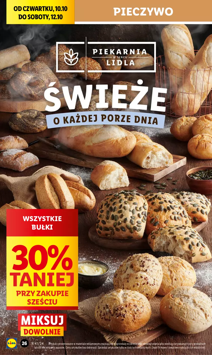 Gazetka promocyjna Lidl - GAZETKA - ważna 10.10 do 12.10.2024 - strona 30 - produkty: Piec, Pieczywo