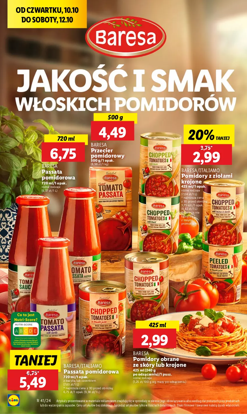 Gazetka promocyjna Lidl - GAZETKA - ważna 10.10 do 12.10.2024 - strona 44 - produkty: Bazyl, Pomidory