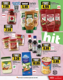 Gazetka promocyjna Topaz - Gazetka - Gazetka - ważna od 24.01 do 24.01.2024 - strona 11 - produkty: Majonez, Ketchup, Koncentrat pomidorowy, Top, Sos, Ser, Mus, Sos sojowy, Sałat, Vegeta, Heinz, Kukurydza, Musztarda