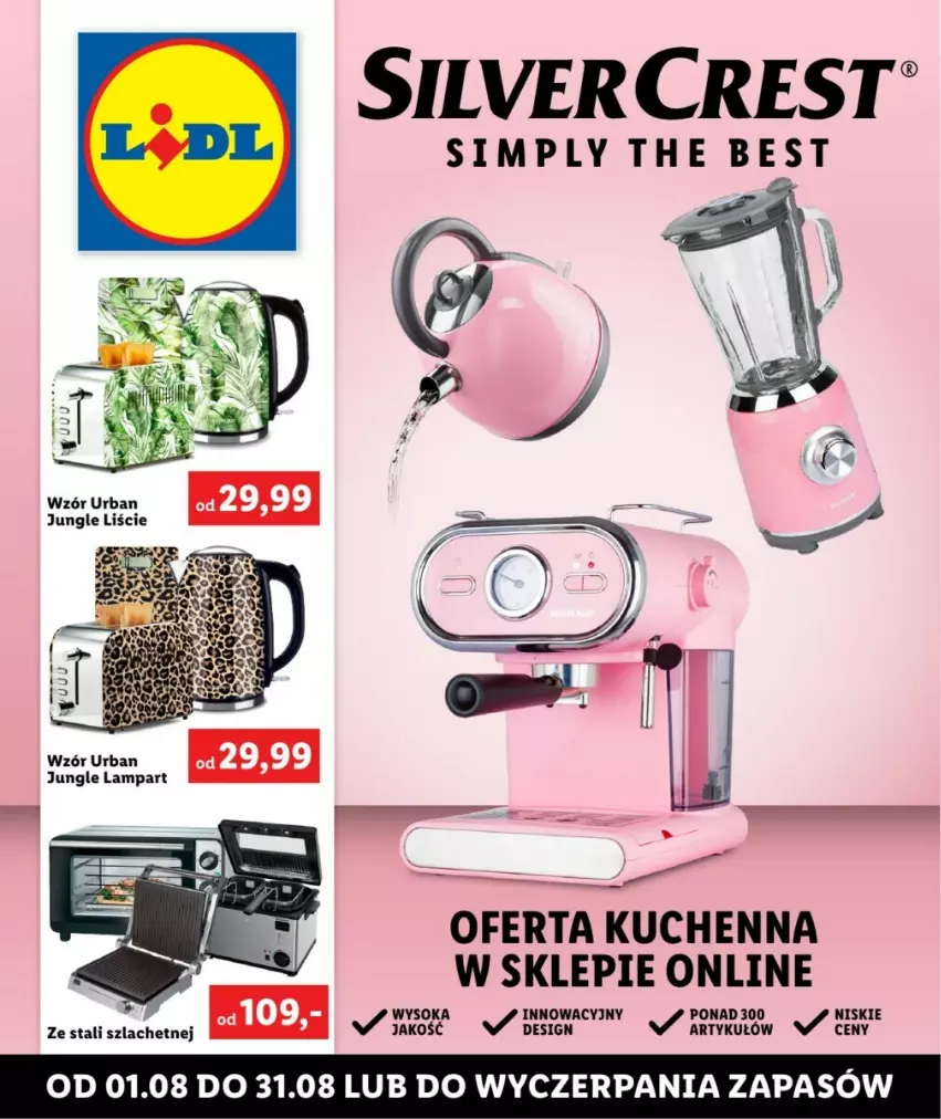 Gazetka promocyjna Lidl - ważna 02.08 do 31.08.2023 - strona 1 - produkty: Lampa, Silvercrest, Sok