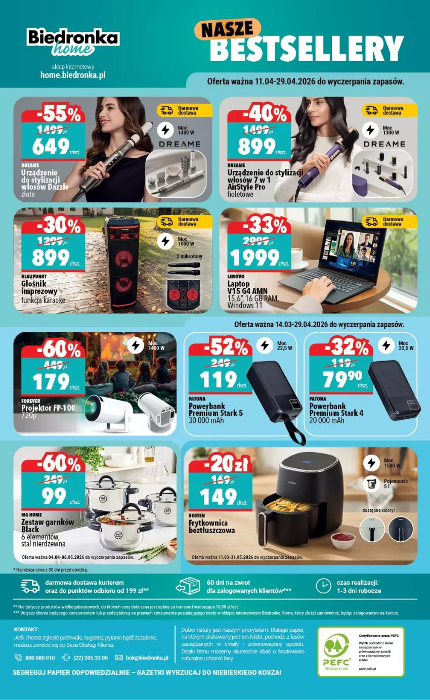 Gazetka promocyjna Biedronka - Home - ważna 11.04 do 18.04.2026 - strona 6 - produkty: Głośnik, Lenovo