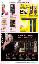 Gazetka promocyjna Drogerie Natura - Gazetka Drogerie Natura - Gazetka - ważna od 16.04 do 16.04.2026 - strona 11 - produkty: Palette, Taft, Joanna, Szampon, Syoss, Garnier, Lakier do włosów, Odżywka, Oleo, Lakier, Farba do włosów, Fa
