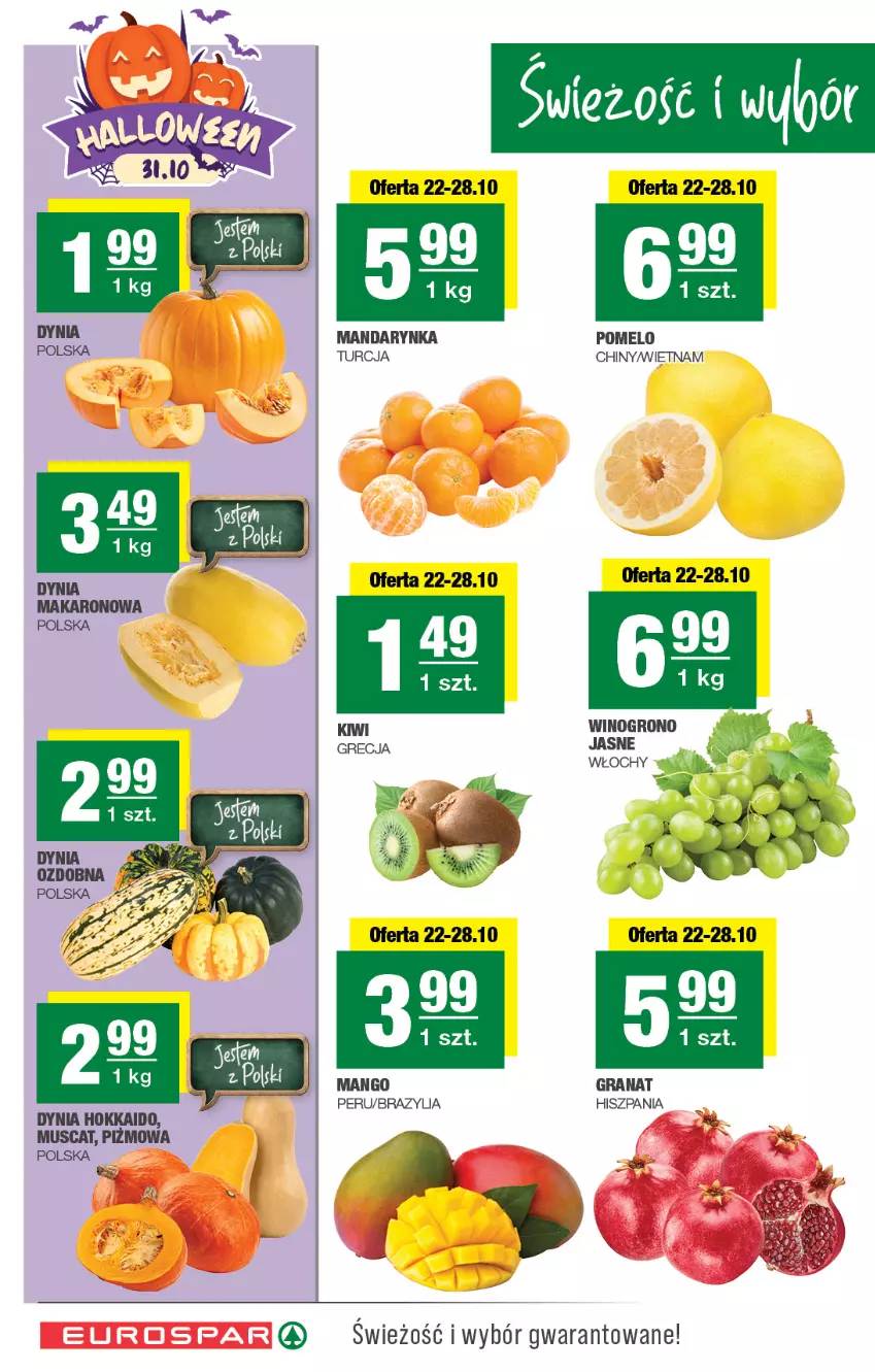 Gazetka promocyjna Spar - EuroSpar - ważna 19.10 do 29.10.2025 - strona 2 - produkty: Gra, Granat, Kiwi, Mango, Mus, Pomelo, Wino