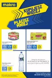 Gazetka promocyjna Makro - Kupujesz więcej płacisz mniej - Gazetka - ważna od 26.10 do 26.10.2026 - strona 1 - produkty: Piwo, Nałęczowianka, Sok, JBL, Namysłów, Sokołów, Szal, Kosz, Herbata czarna, Lipton, Alkohole, Woda, Herbata