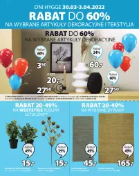 Gazetka promocyjna Jysk - Oferta tygodnia - Gazetka - ważna od 11.04 do 11.04.2022 - strona 3 - produkty: Wazon, Ramka, Roślina sztuczna, Dywan