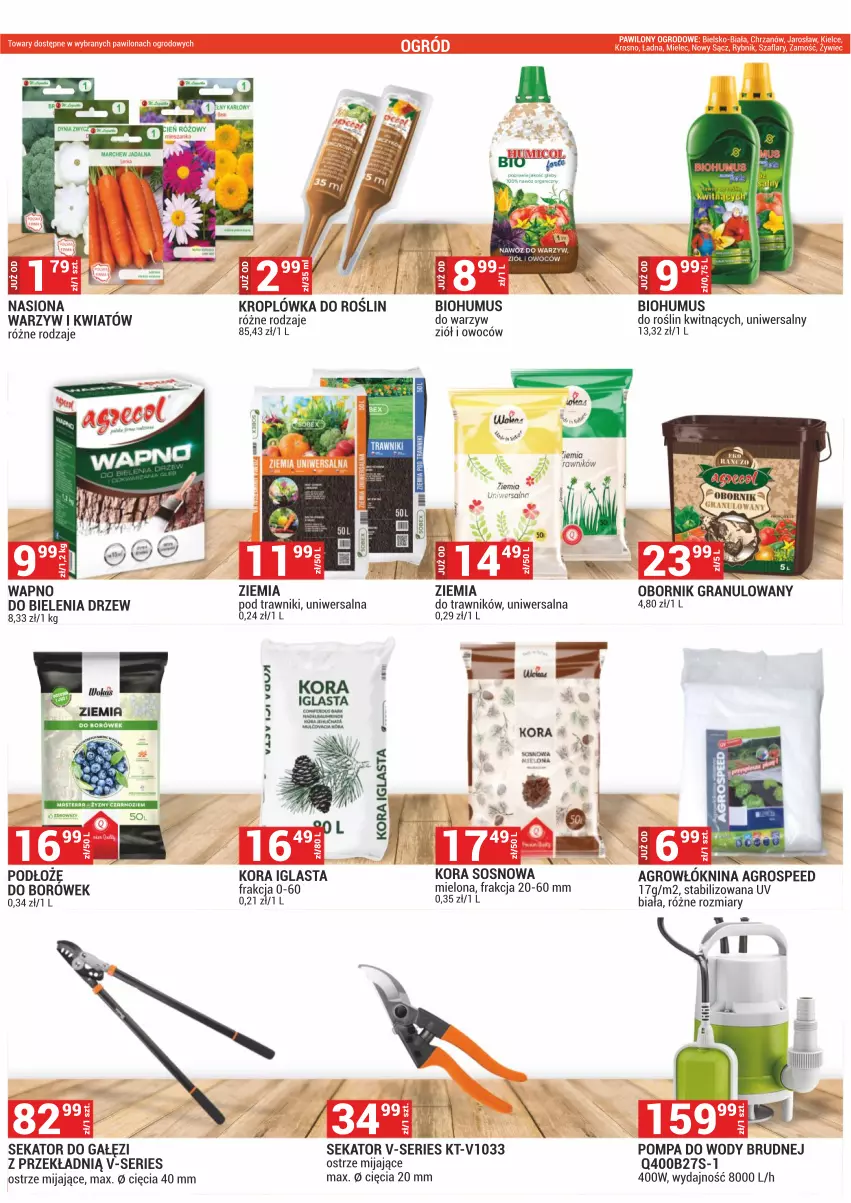 Gazetka promocyjna Merkury Market - ważna 01.03 do 31.03.2022 - strona 33 - produkty: Biohumus, Chrzan, Gra, Mus, Nawóz, Sekator, Ser, Sos